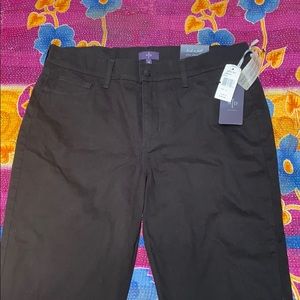 NYDJ cropped black denim jeans**Size 10